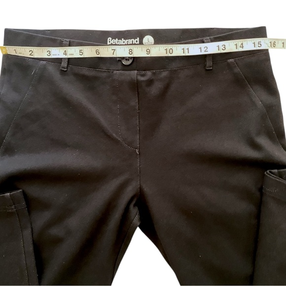 Betabrand Ponte Yoga Work Pants Straight Leg Pockets LP Business Casual Office - Picture 6 of 9